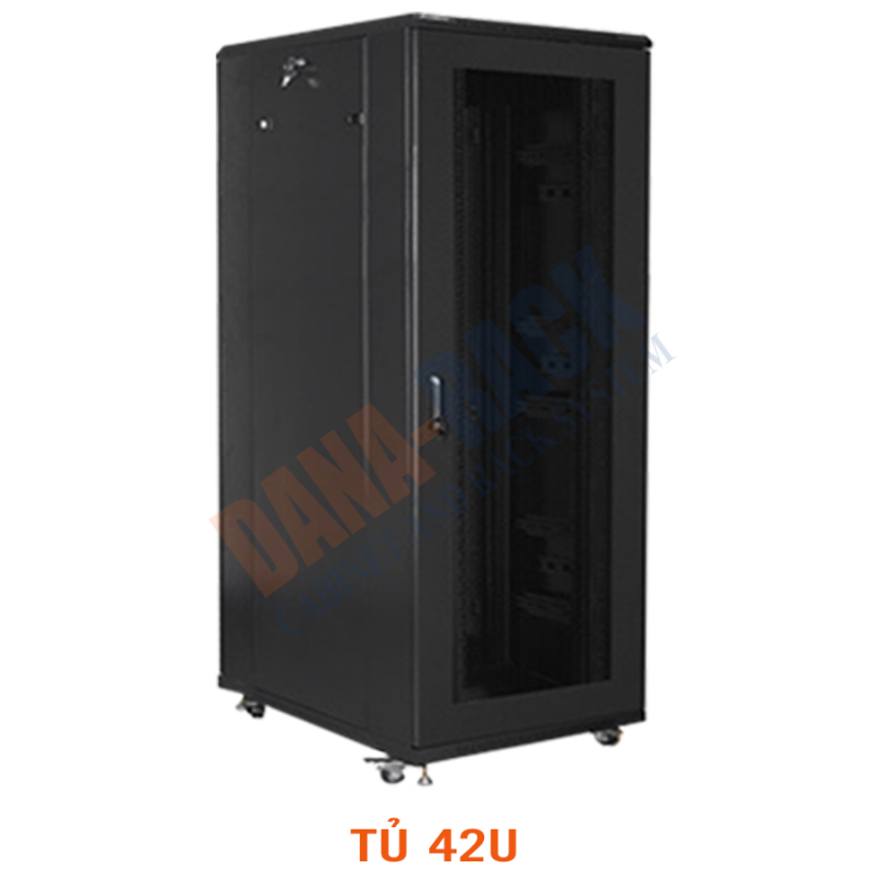 Tủ Rack 42U-D1000 Màu Đen - Cửa Lưới - Phân Phối Tủ Rack-Tủ Mạng trong ...